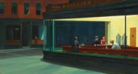 Nighthawks by Edward Hopper, 1942. Public Domain